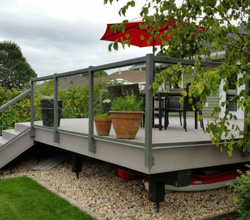 Regal ideas – Gray Fascia Mounted Aluminum Railing