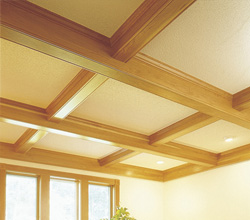 Ferche Millwork – Red Oak Coffered Ceiling