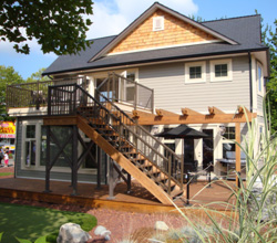 Regal ideas – Brown Aluminum Railing